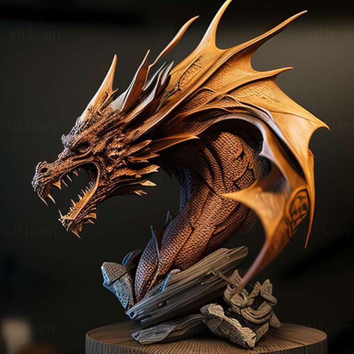 dragon 3d print